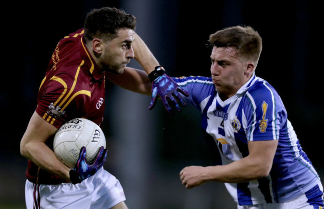 Tom Hannifin with Bernard Brogan