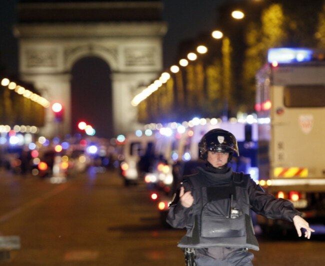 France Paris Police Shot