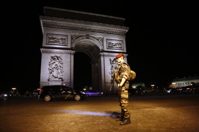 France Paris Police Shot