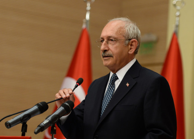 Main Opposition Party Leader Kilicdaroglu - Turkey Referendum