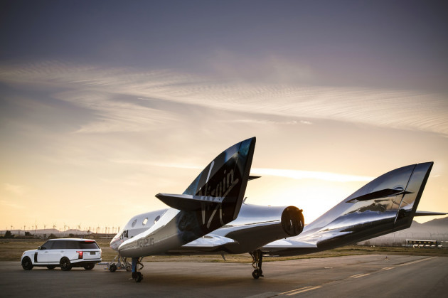 Range Rover Helps Unveil New Virgin Galactic SpaceShipTwo At Global Reveal And Naming Ceremony