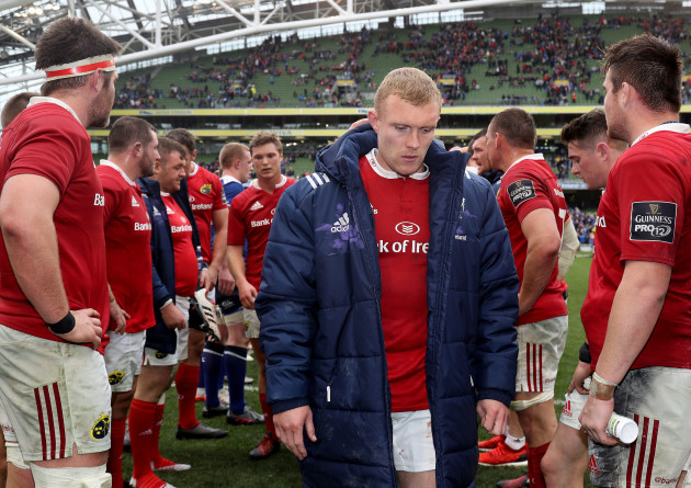 Keith Earls dejected after the game