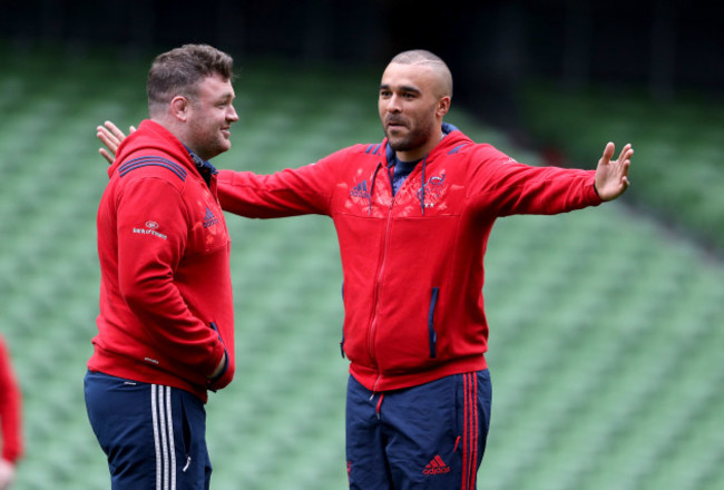 Dave Kilcoyne and Simon Zebo