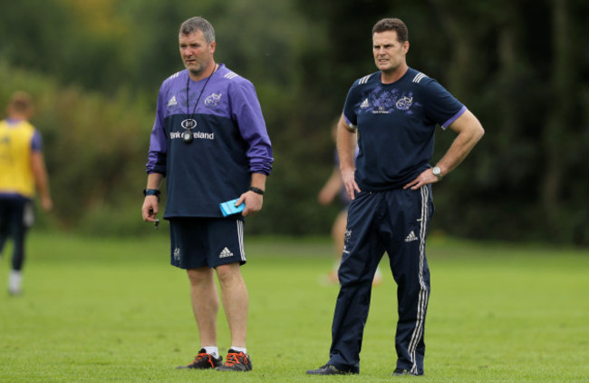 Anthony Foley and Johan 'Rassie' Erasmus