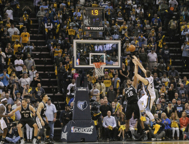 NBA: Playoffs-San Antonio Spurs at Memphis Grizzlies