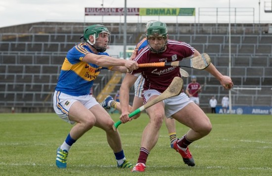 Niall Burke with Cathal Barrett