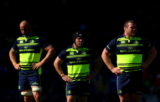 Hayden Triggs, Richardt Strauss and Jack McGrath dejected