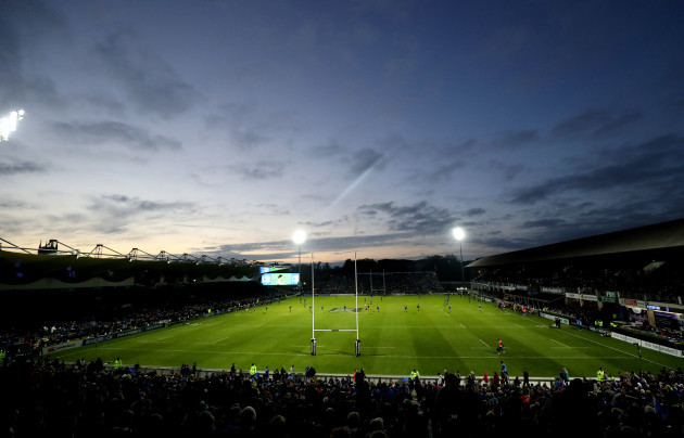 A general view of the RDS during the game