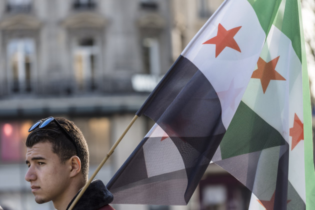 Gathering In Support Of Syrian People - Paris