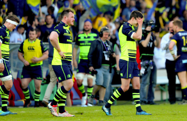 Johnny Sexton dejected after the game