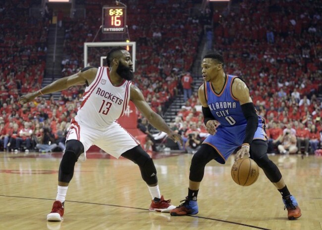 NBA: Playoffs-Oklahoma City Thunder at Houston Rockets
