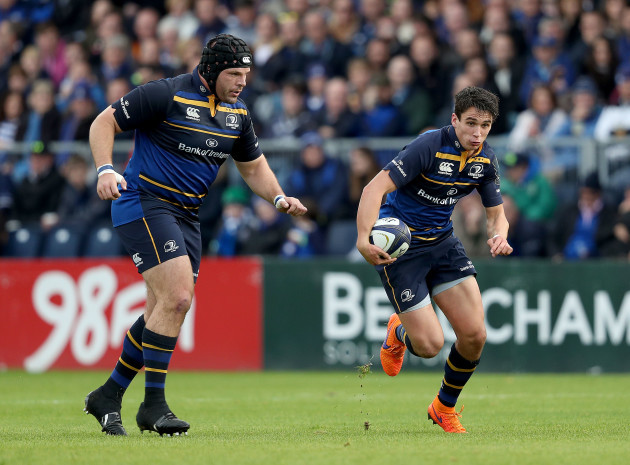 Joey Carbery supported by Mike Ross