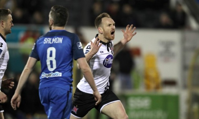 Stephen O'Donnell celebrates scoring a goal