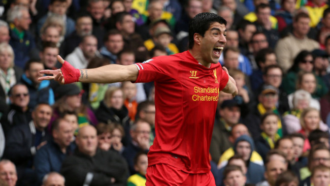 Soccer - Barclays Premier League - Norwich City v Liverpool - Carrow Road