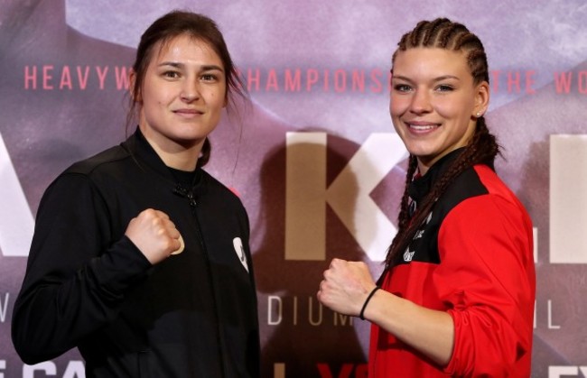 Katie Taylor and Nina Meinke