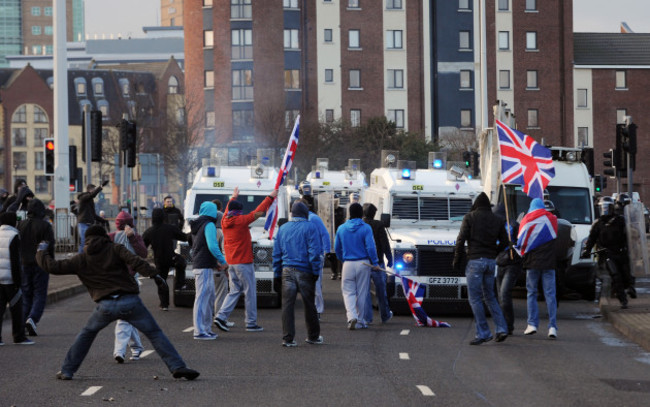 Unionists Flags Protests