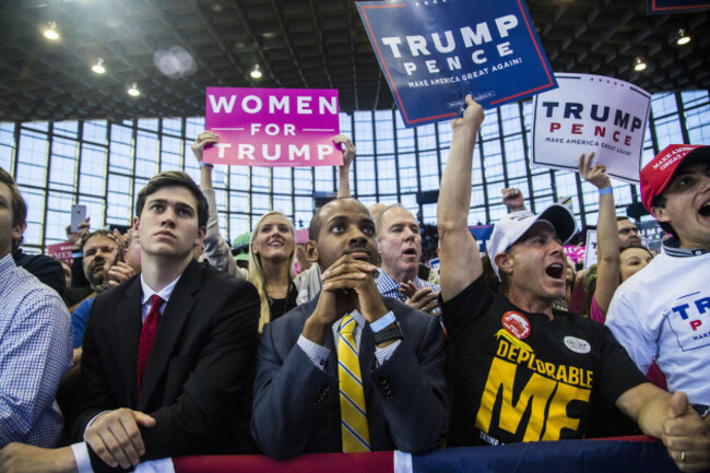 Trump campaigns in Raleigh