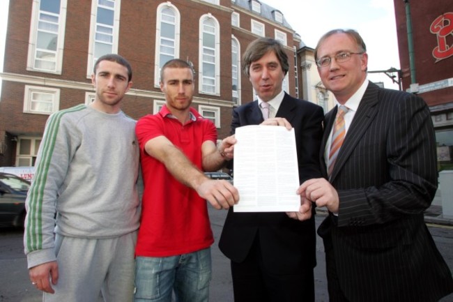 Owen Heary, Sean Dillon, John Delaney and Fran Gavin