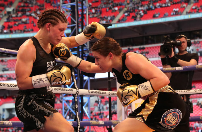 Katie Taylor and Nina Meinke