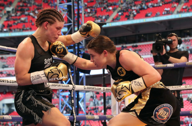 Katie Taylor and Nina Meinke