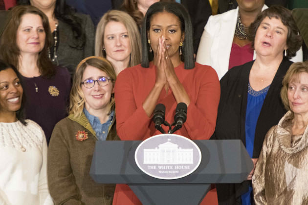 Michelle Obama Delivers Final Speech At The White House