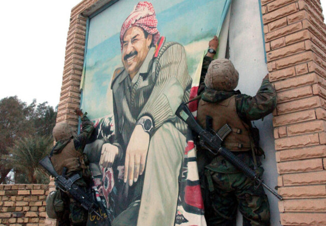 DPA - US Marines in Southern Iraq.