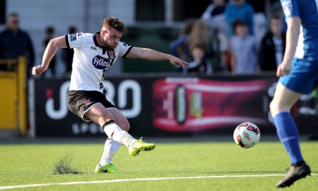 Conor Clifford scores his side's third goal