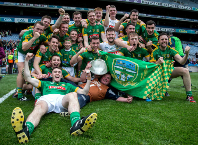 Meath Celebrate winning the Christy Ring Cup