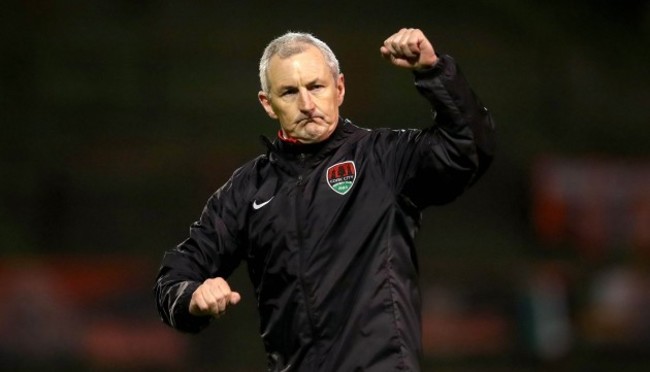 John Caulfield celebrates