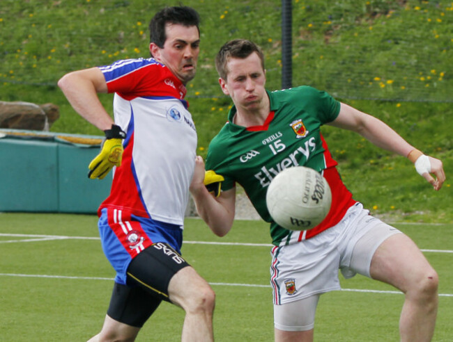 Gerard McCartan with Cillian O'Connor