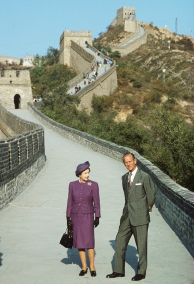 Royalty - Queen State Visit to China - Great Wall of China
