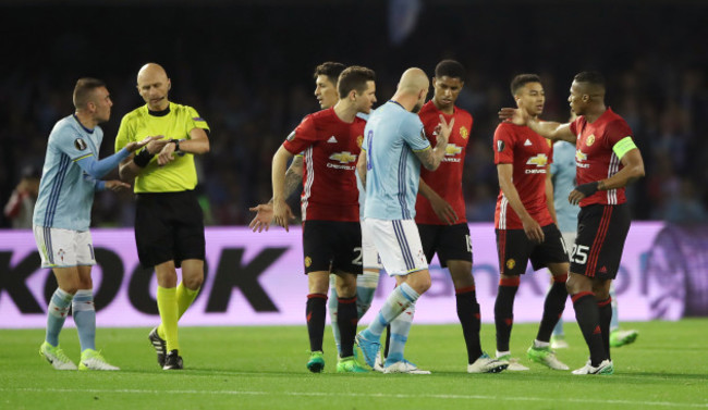 Celta Vigo v Manchester United - UEFA Europa League - Semi Final - First Leg - Estadio Municipal de Balaidos