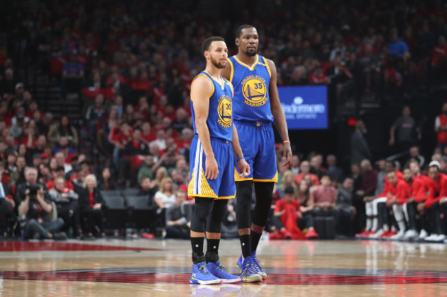 NBA: Playoffs-Golden State Warriors at Portland Trail Blazers