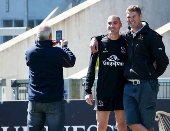 Ruan Pienaar with Johann Muller