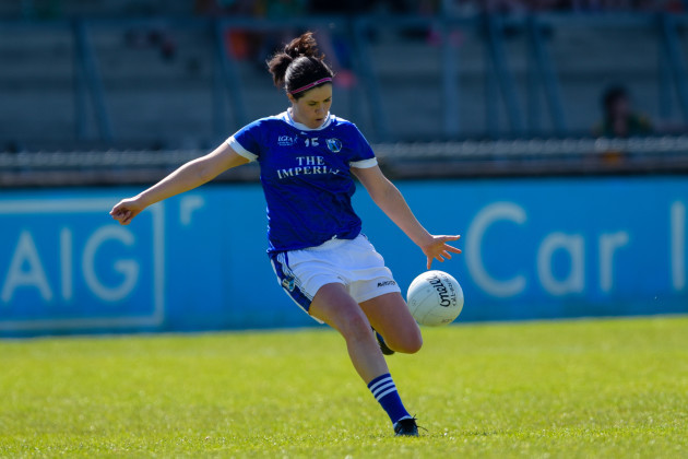Aisling Doonan scores a point from a free