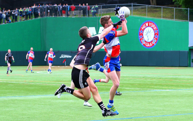 New York's Shane Hogan and Cian Breheny of Sligo