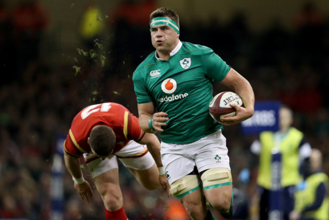 CJ Stander with Scott Williams