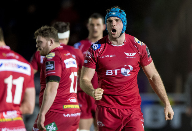 Tadhg Beirne celebrates at the final whistle