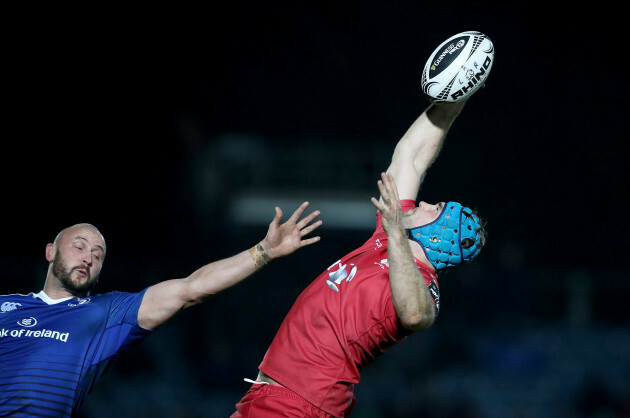 Hayden Triggs with Tadhg Beirne