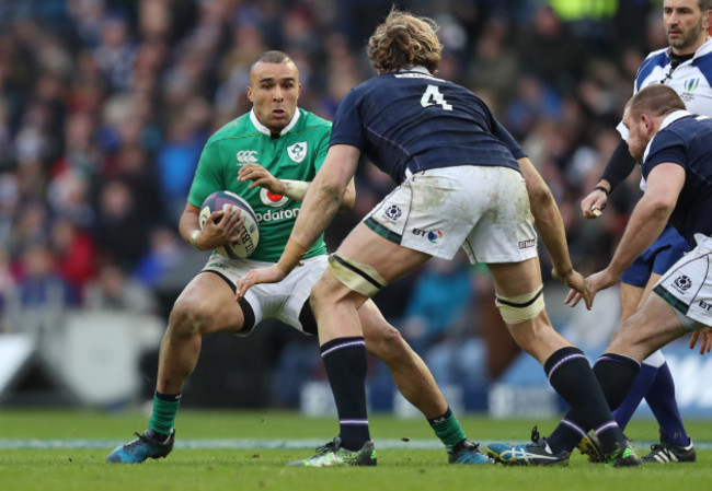 Ireland’s Simon Zebo