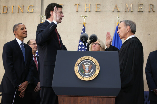 Comey Sworn-In As Director Of FBI