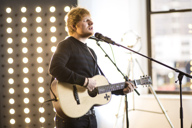 Ed Sheeran session at Capital FM