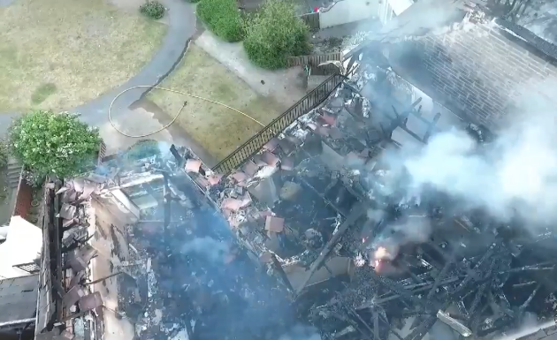 Dozens left homeless after fire destroyed up to 60 apartments in ...