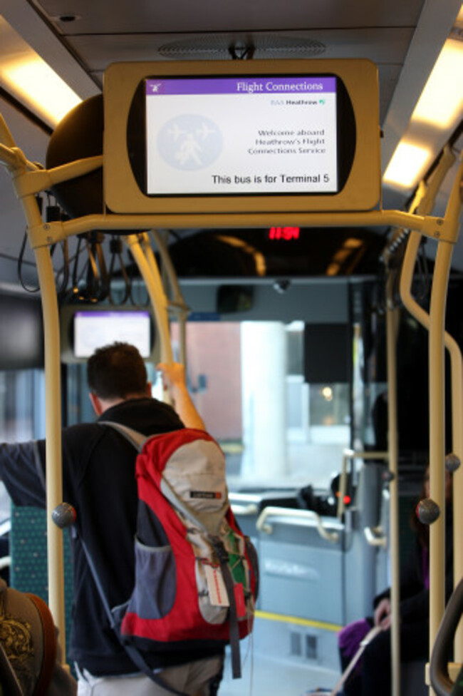 General Stock - Flight Connections bus - Heathrow Airport