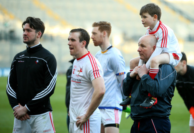 Colin Kelly dejected after the game