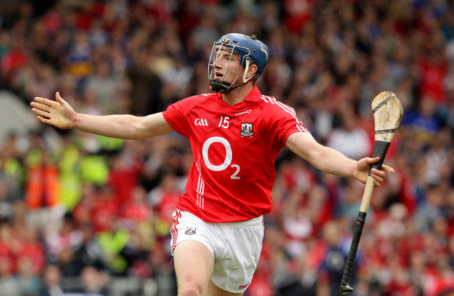 Patrick Horgan celebrates scoring his second goal