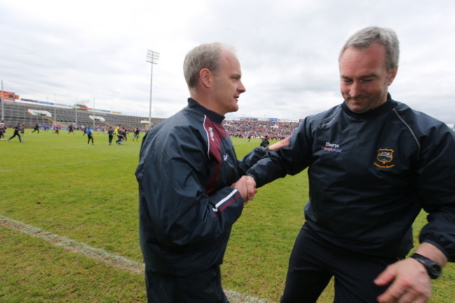 Michael Donoghue and manager Michael Ryan