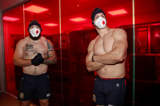 Joe Marler and Sam Warburton