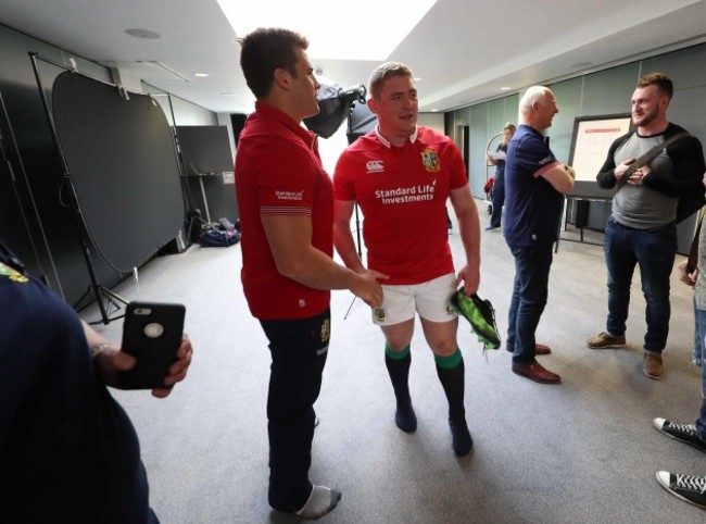 CJ Stander and Tadhg Furlong