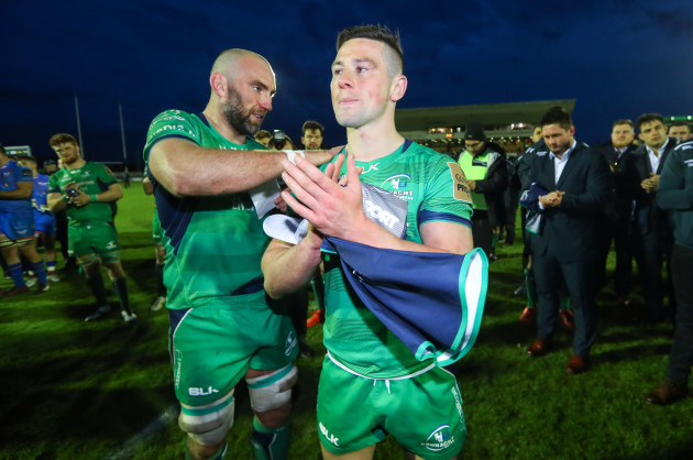 John Muldoon and John Cooney after the game
